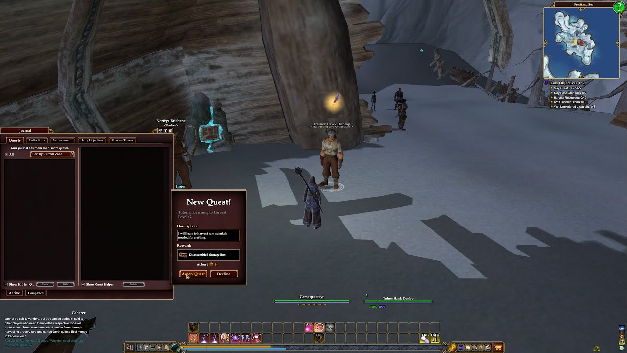 Tutorial Learning to Harvest (New Halas) EQ2 YouTube