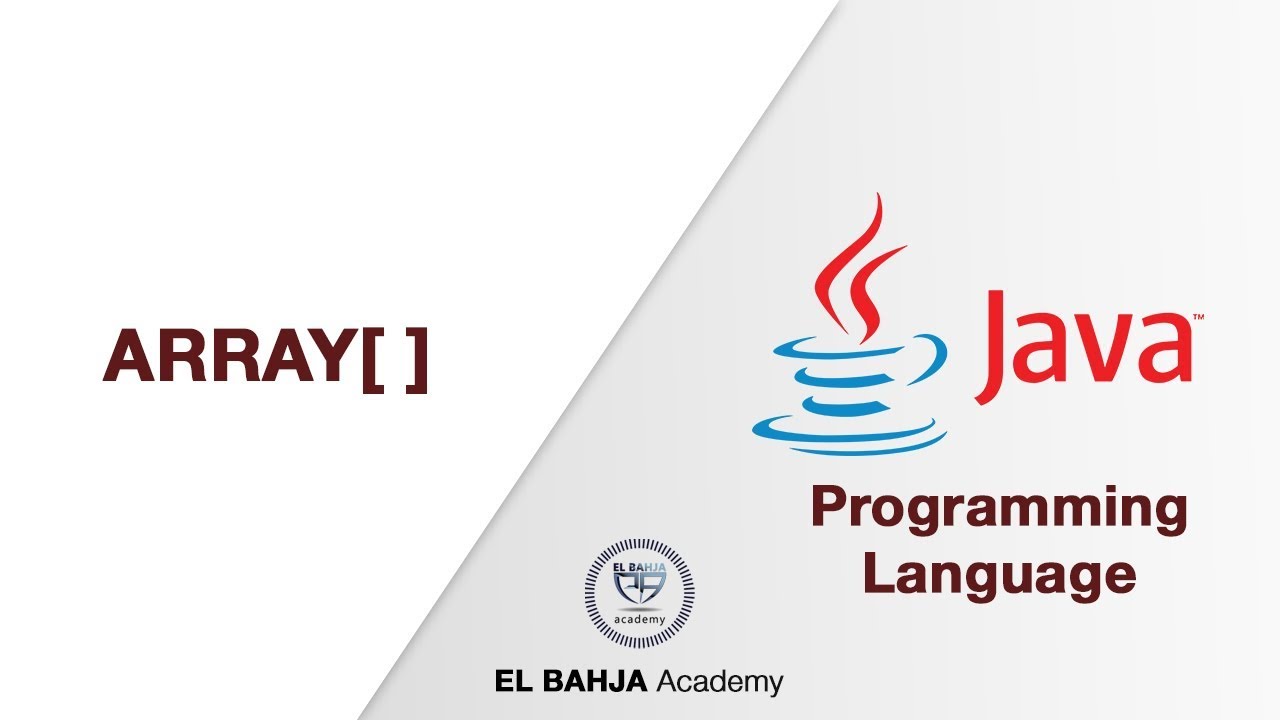 20 - Arrays : Java (Darija) - YouTube