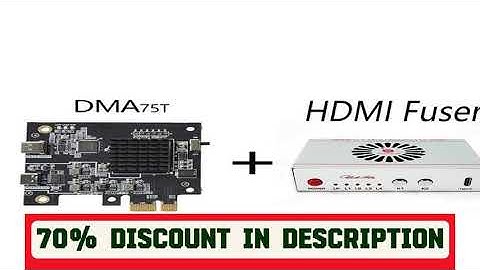 A must-have product! DMA Borad 75t Mini Hdmi Fuser Video Blender Set DMA Card Direct Memory Access