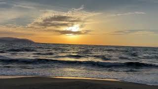 Sun goes down, Kusadasi Beach, Palm Wings Resort