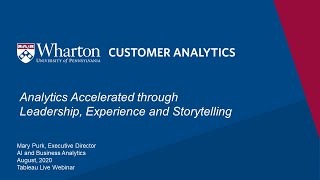 Tableau Data Summit 2020 - Creating Analytic Impact with Storytelling