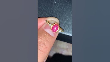 PD29124i-1 | Nhẫn nữ vàng 10k đá ruby sao Lục Yên 1,25ct - Giá 15 triệu - 0921.400.999