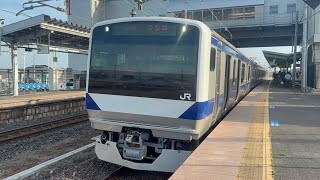 元赤電ラッピングＥ５３１系Ｋ451編成　高萩行き　佐和駅