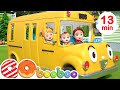 Wheels on the Bus (Garden Version) + More Nursery Rhymes & Kids Songs - GoBooBoo