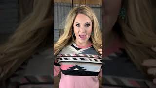 Pink Perfect Aztec Sweater