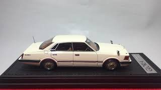 New！ignition model 1/43 Nissan Gloria (P430) 4Door Hardtop 280E Brougham White