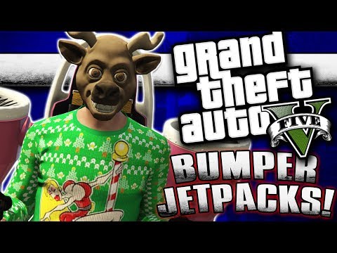 GTA 5 - Bumper Jet Packs and Renzzi Rage! | Comedy Gaming