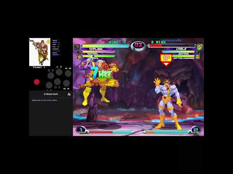 MvC2 Dhalsim 148% vs Cable / Sentinel: mixup/combo/reset sequence to guard break inferno combo