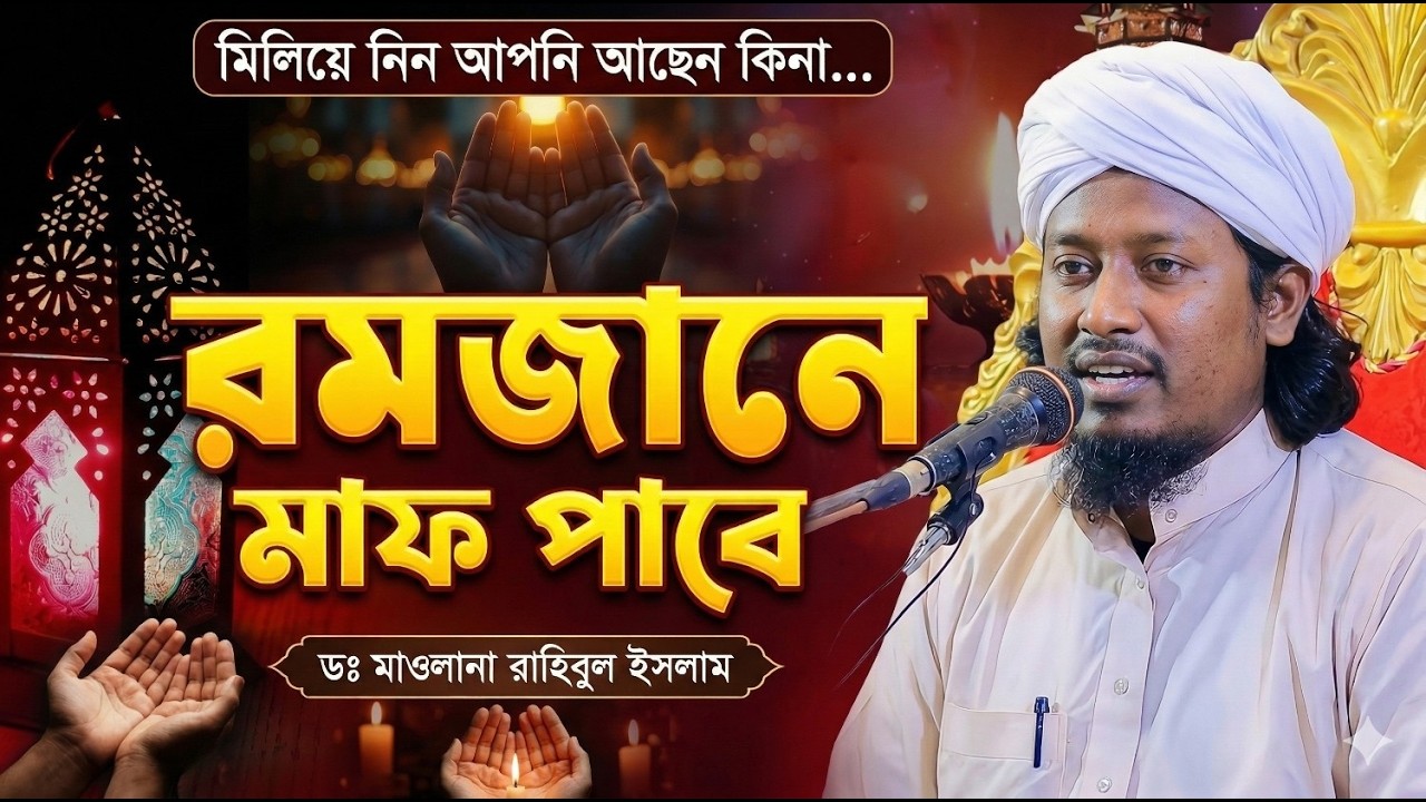 2026 Romadan Special Waz 2026  Maulana Rahibul Islam New Waz 2026 | Live Jalsa 24