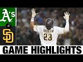 A's vs. Padres Game Highlights (7/27/21) | MLB Highlights