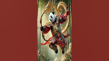 The Epic Panda Warrior of China! 🐼🔥Animal Guardians of the World #animals #panda #china #ai #epic