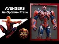 AVENGERS As Optimus Prime VENGERS 🔥 All Characters ( MARVEL) 2024🔥 Transformers