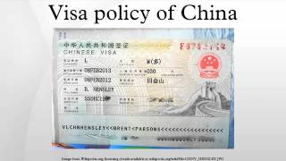 Visa policy of China