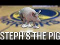 Kyrie Irving beats Stephen Curry in a game of P-I-G