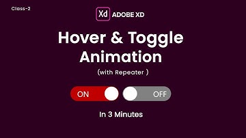 Adobe XD Tutorial  |  Hover  and Toggle Effect with Repeater