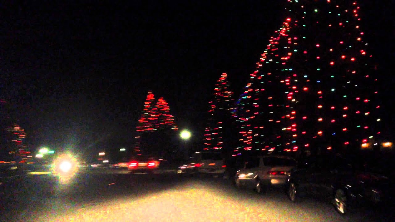Christmas lights and trees in San Marino California YouTube