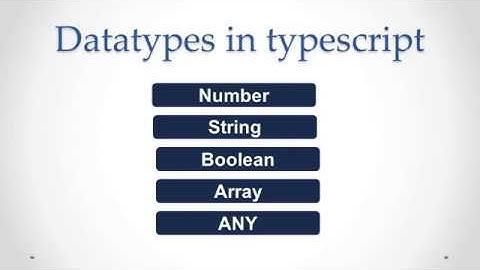 07 Datatypes in Typescript | typescript tutorials in hindi urdu