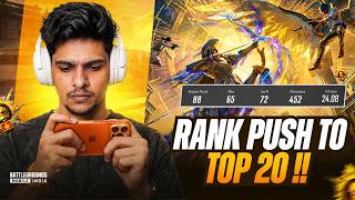 🔥 NEW TARGET TOP 10 RANK 😱 CONQUEROR RANK PUSH LIVE 🔥 BGMI LIVE