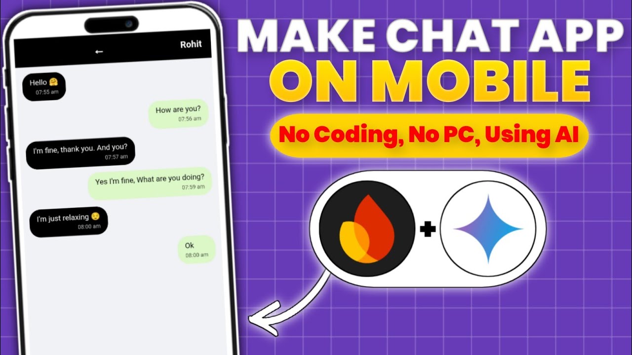 How to Create A Real-time Chatting App with Firebase & AI | (Mobile Tutorial)