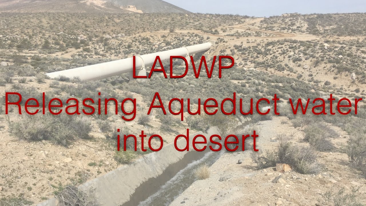 LADWP Releasing Water into Desert YouTube