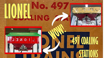 Lionel 497 Coaling Station with Two Rare Variations. Wow