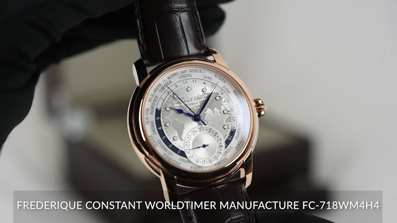 Frederique Constant Worldtimer Manufacture FC-718WM4H4