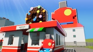 DONUT MYSTERY POLICE INVESTIGATION! - Brick Rigs Multiplayer Gameplay - Lego Police Roleplay