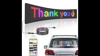 Programmable Scrolling LED Sign Flexible LED Matrix Panel screenshot 4