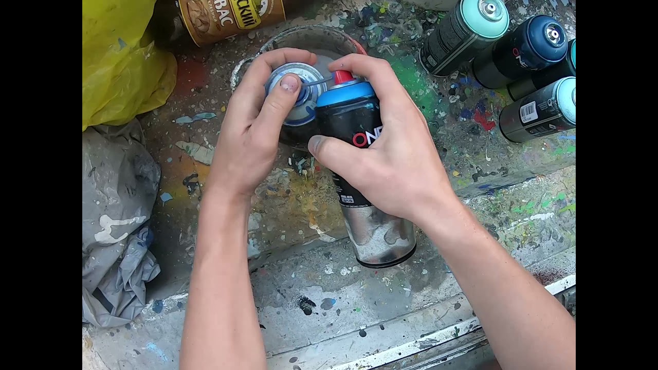 Как перелить краску из баллона в баллон?