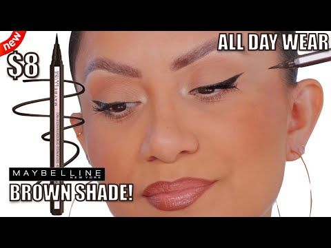 *new BROWN shade* MAYBELLINE HYPER EASY WATERPROOF EYELINER REVIEW+ALL DAY WEAR TEST| MagdalineJanet *new BROWN shade* MAYBELLINE HYPER EASY WATERPROOF EYELINER REVIEW+ALL DAY WEAR TEST| MagdalineJanet