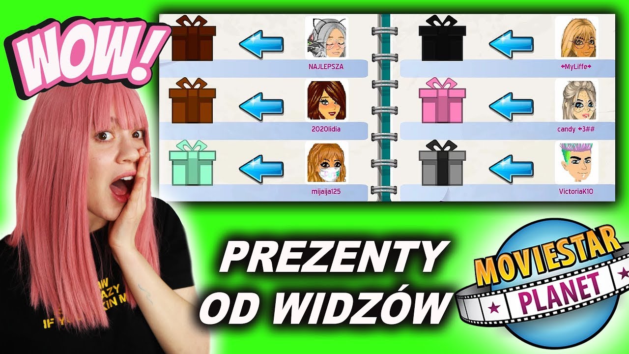 OTWIERAM PREZENTY OD WIDZÓW 🎁 TWORZĘ Z NICH STYLIZACJE 👗 MOVIESTARPLANET