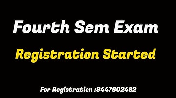 Fourth Sem Exam Registration|Calicut University