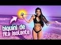 FIZ UM BIQUÍNI DE FITA ISOLANTE E FUI À PRAIA