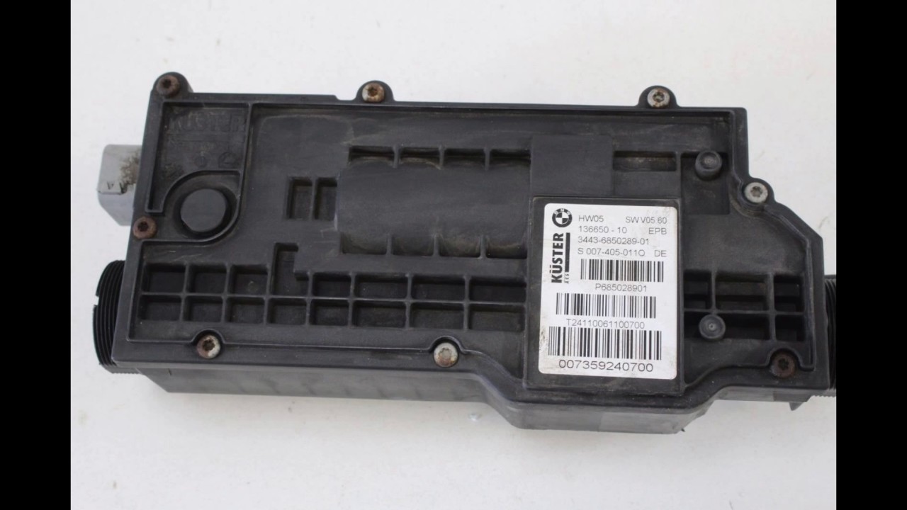 BMW Parking Brake Actuator Motor E70 X5 E71 E72 X6 34436850289 YouTube