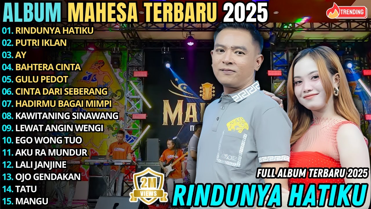 RINDUNYA HATIKU - PUTRI IKLAN || AJENG FEBRIA FT GERRY || MAHESA MUSIC FULL ALBUM TERBARU 2025