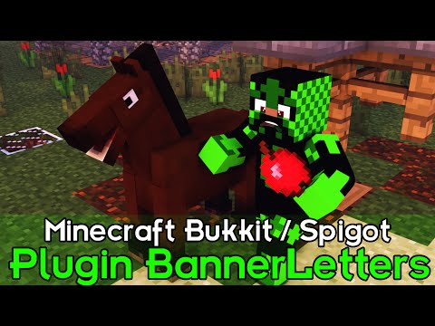 Minecraft Plugin Tutorial BannerLetters - Banner Personalizados