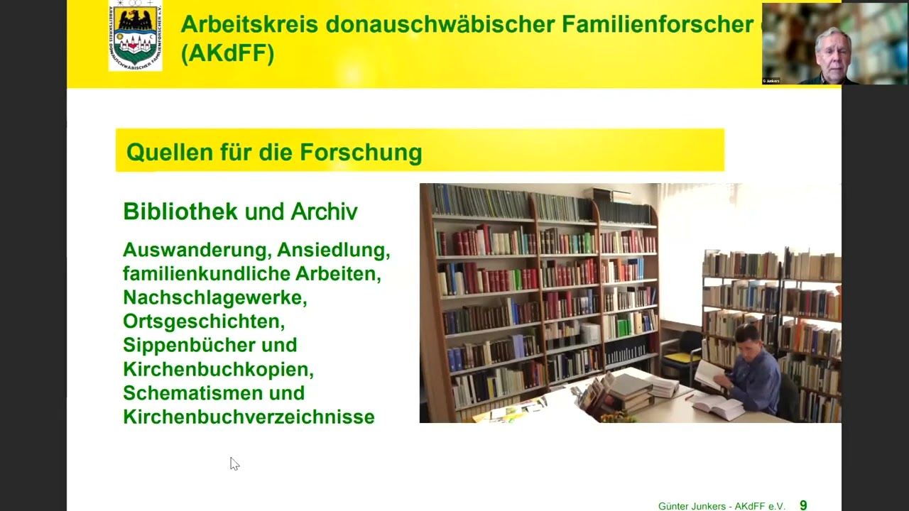 Der Arbeitskreis donauschwäbischer Familienforscher e.V. (AKdFF) stellt sich vor