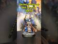 Finished Painting my Ultramarine Chief Librarian Tigurius #spacemarines #warhammer40k #shorts