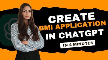 How To Create a BMI Calculator Using ChatGPT | Easy Coding Tutorial