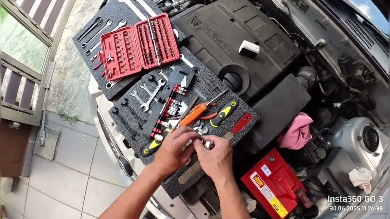 2007 Proton Persona Battery (DIN55R) replacement (123,158km)