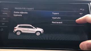 Škoda Karoq infotainment/radio Columbus 9.2