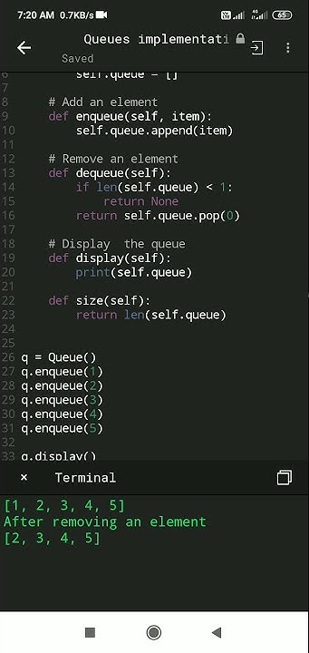 Queues data structure implementation in python | python tutorial ...