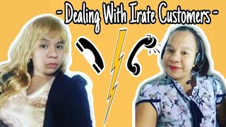 Mock Call Dealing With Irate Customers Cheers To More Happy Customers, Folks