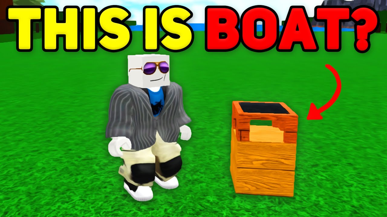 Building the CRAZIEST boat in ROBLOX...