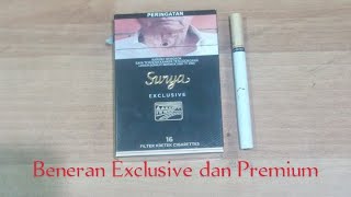 Surya Exclusive Cigarette Review - Premium cigarettes from Gudang Garam