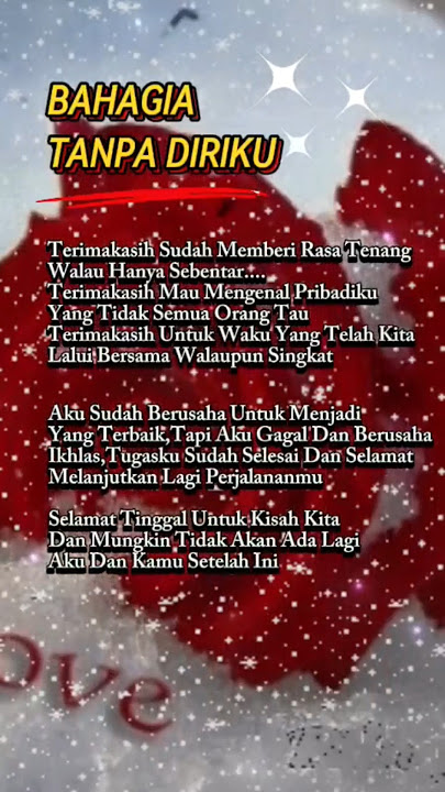 bahagia tanpa diriku #storywa #baper #elegiperasaan