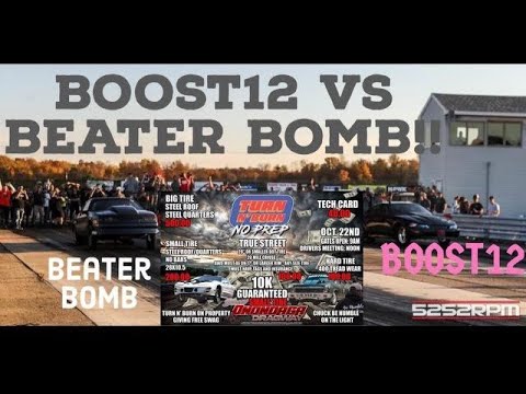 Beater Bomb vs BOOST12 down ROUGH no prep surface! CRAZY out of control ...