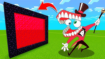 How To Make A Portal To The CAINE AMAZING DIGITAL Dimension In Minecraft
