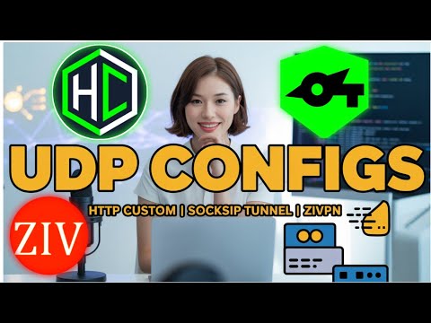 Fast UDP Configs for UDP Custom,UDP Request and ZIVPN UDP - YouTube