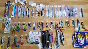 Video ngày 13/07 - Phụ kiện câu cá ( Mồi jig , Mồi lure thập cẩm ..... )